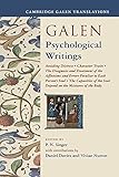  Galen: Psychological Writings