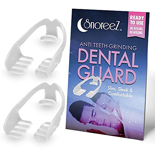 Anti Teeth-Grinding Dental Guard-Ready To Use-No Boiling Or Molding, Slim, Sleek And Comfortable Works For Upper And Lower Jaw, Relieves Pain And Corrects Tmj And Bruxism #TOP1