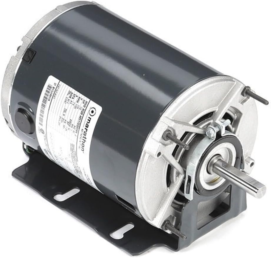 Marathon B307 Belt Drive Blower Motor, Single/Split Phase, C-Dimension - 10.32, 1.25, 1/2 hp, 1725 RPM, 115V, 7.5 amp
