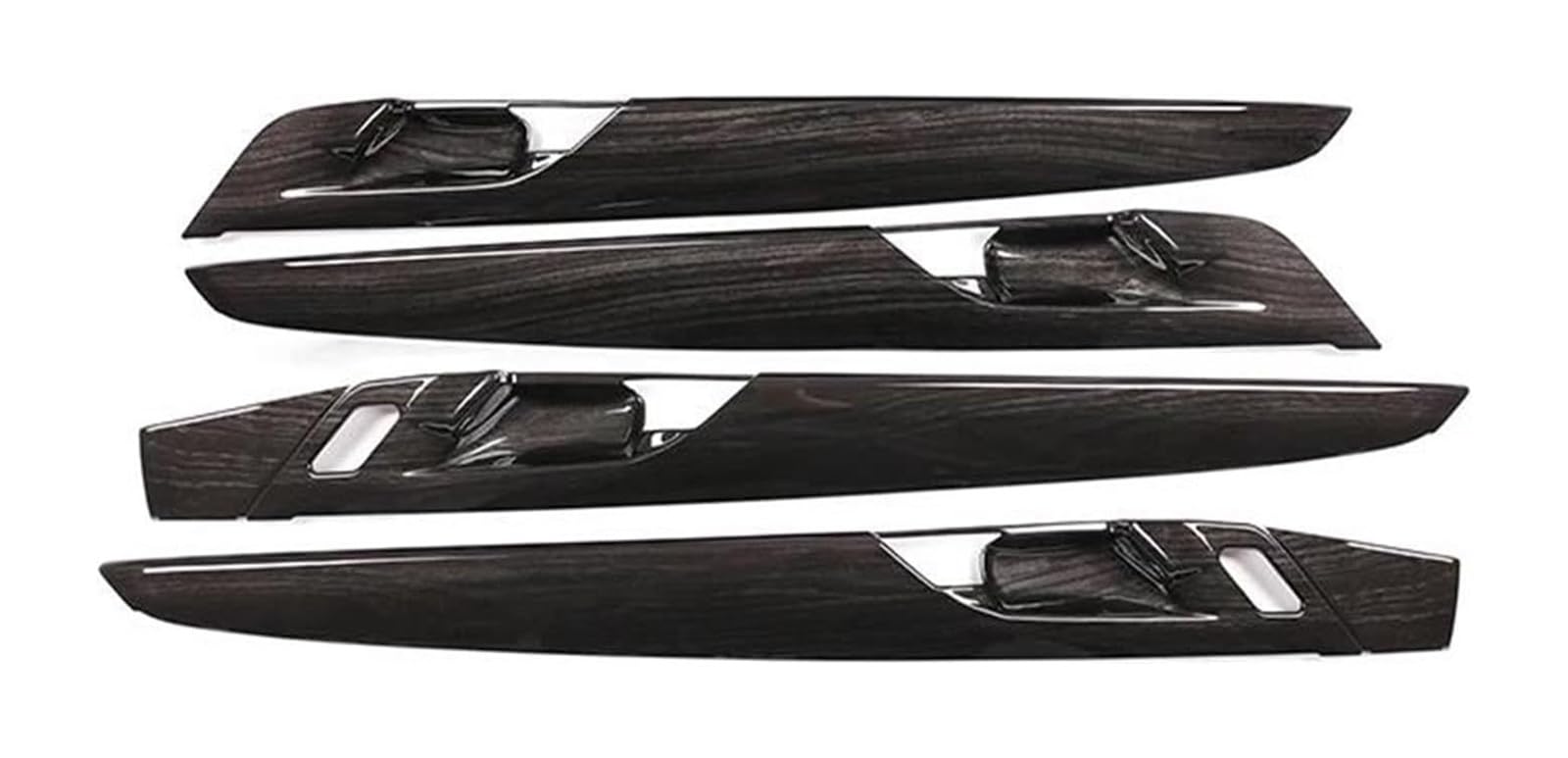 Tytyass Wood Grain Inner Door Handle For Bmw For X1 F48 X2 F47 2016-2021 Abs Car Inner Door Handle Panel Decorative Cover Trim Protect Molding Line(Wood Grain)