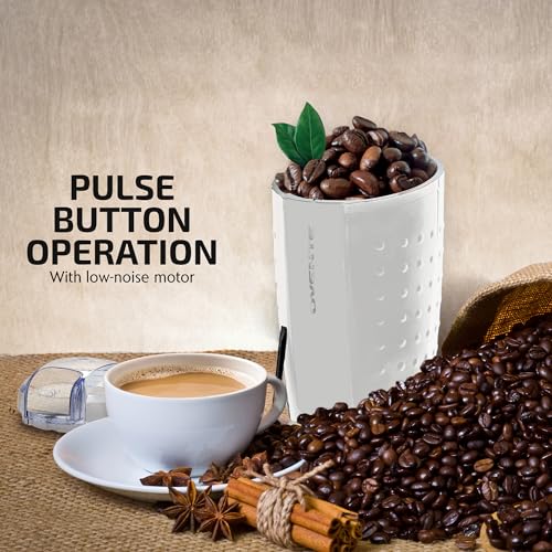 image for OVENTE Electric Coffee Grinder for Beans, Spices and More, 2.5Oz Compa