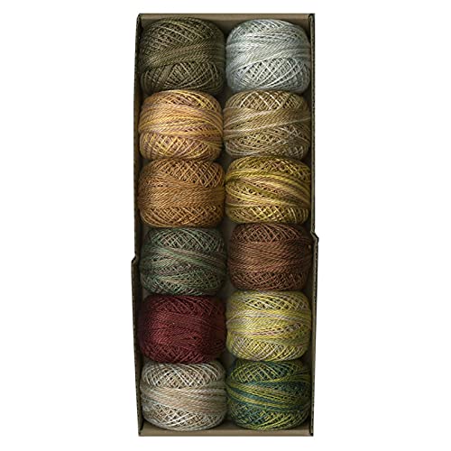 Valdani Pearl Cotton Sz 8 | Country Lights Set 2 | 74 Yds/Ball