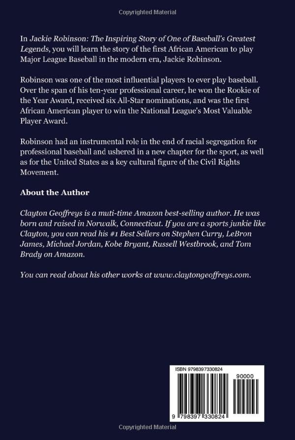 Miniatura 2 de Jackie Robinson The Inspiring Story of One of Baseball's Greatest Legends (Baseball Biography Books)