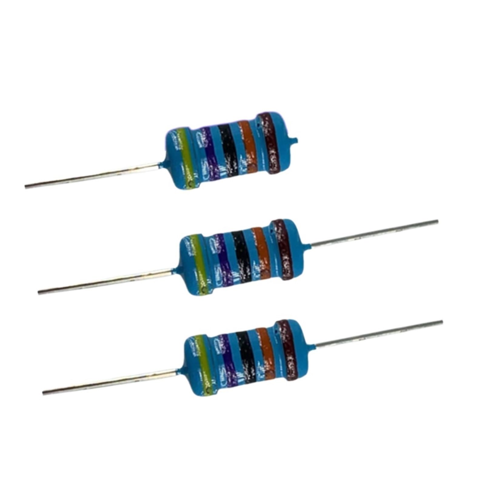 Résistance à film métallique 1W 510R ohms composant électronique 1%