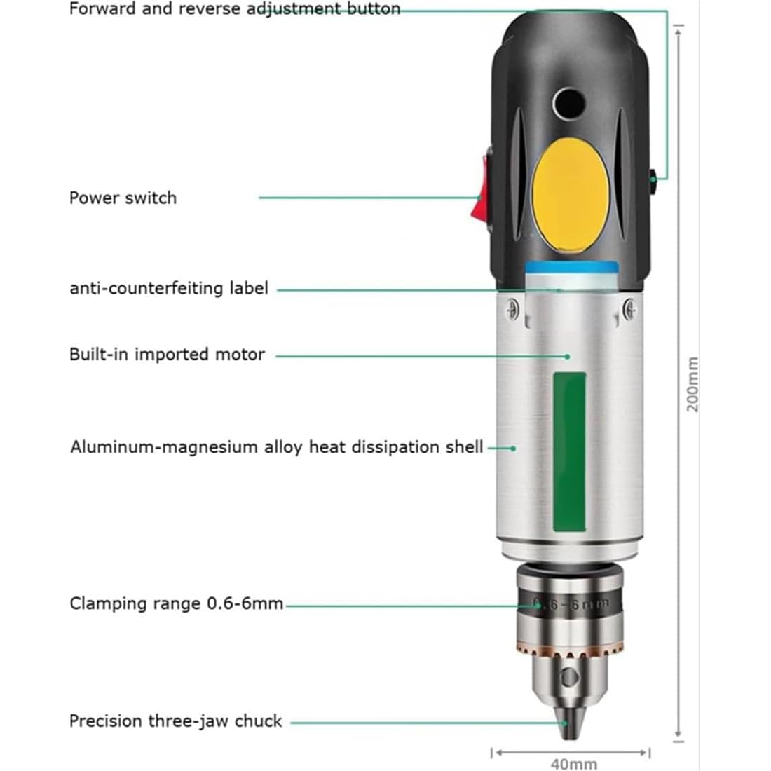 Cortador eléctrico de botellas de vidrio, velocidad ajustable para manualidades y decoración