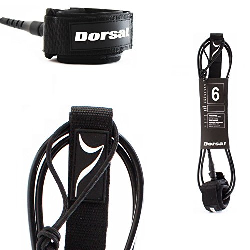 DORSAL Premium Surfboard Longboard SUP 8 FT Surf Leash - Blue
