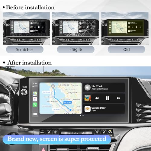 SKTU 2PCS for 2025 2026 2027 Toyota Camry Screen Protector 12.3-Inch Nano by SKTU - Used condition - Image 5