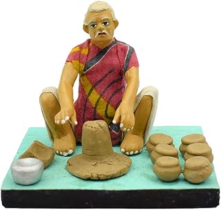 Puja N Pujari Golu Dolls Men Pot Maker Kolu Bommalu / Bommai for Dussera / Navaratri