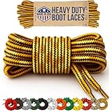 Mercury + Maia Honey Badger Boot Laces, USA Made Indestructible Shoelaces, Round Heavy Duty...