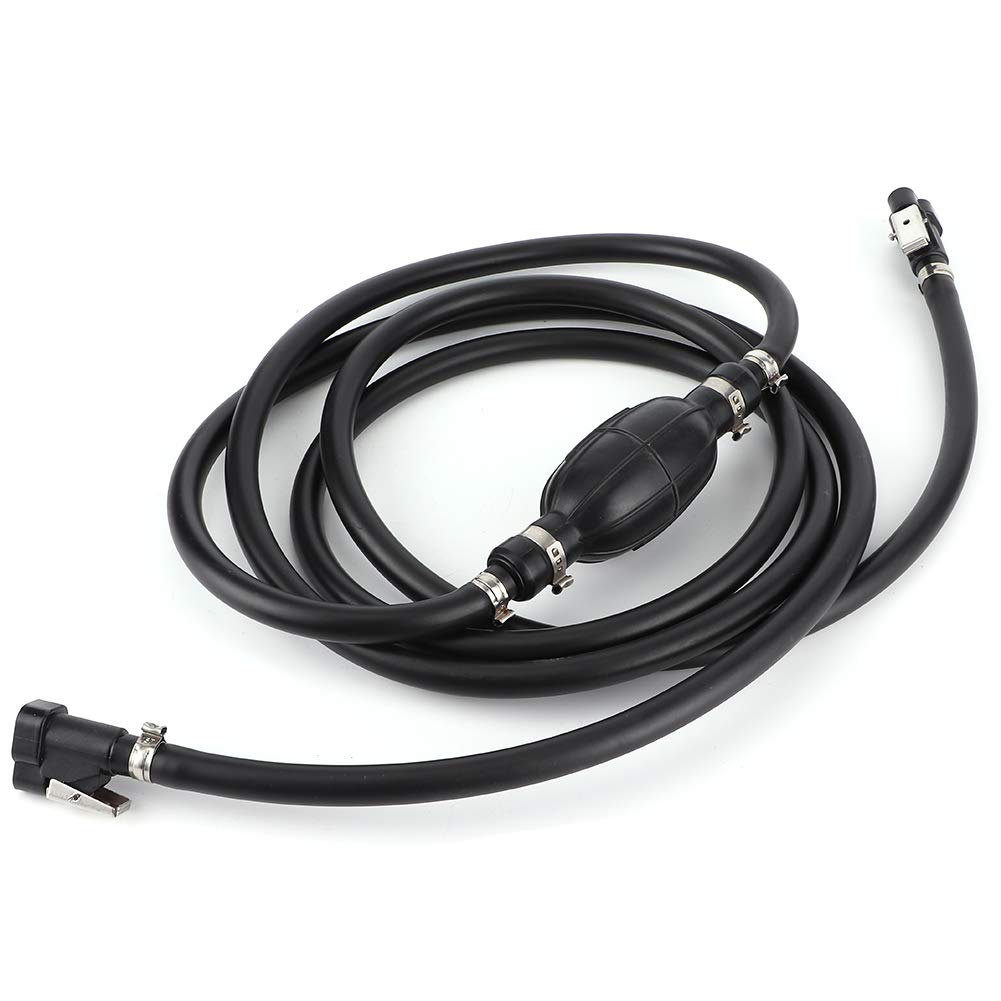 Keenso Gruppo Tubo Carburante Gomma Tubo Motore Fuoribordo 8mm Bulbo