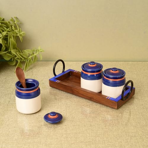 Image of AAKRITI ART CREATIONS Royal Barni Trio Set