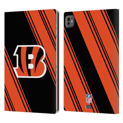 Étui iPad Pro 11 M4 NFL Bengals housse portefeuille cuir