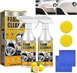 HPPBLLO Multi-purpose Foam Cleaner, Car Interior Foam Cleaner,All Around Master Foam Cleaner, Foam Cleaner for Car，Car Seat Foam Cleaner Spray (2Pcs)