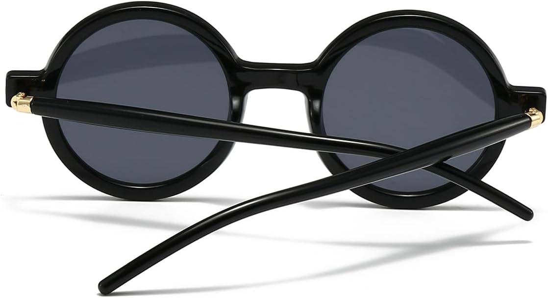 JOVAKIT Polarized Retro Round Sunglasses for Women Men Vintage Trendy Oversized Circle Sun Glasses UV400 Protection - Image 3
