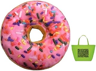 Scented Emoji Sprinkle Donut Pillow & Tote - 2 Piece Gift Set Multi-pack