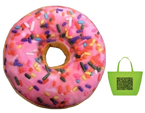 Scented Emoji Sprinkle Donut Pillow & Tote - 2 Piece Gift Set Multi-pack