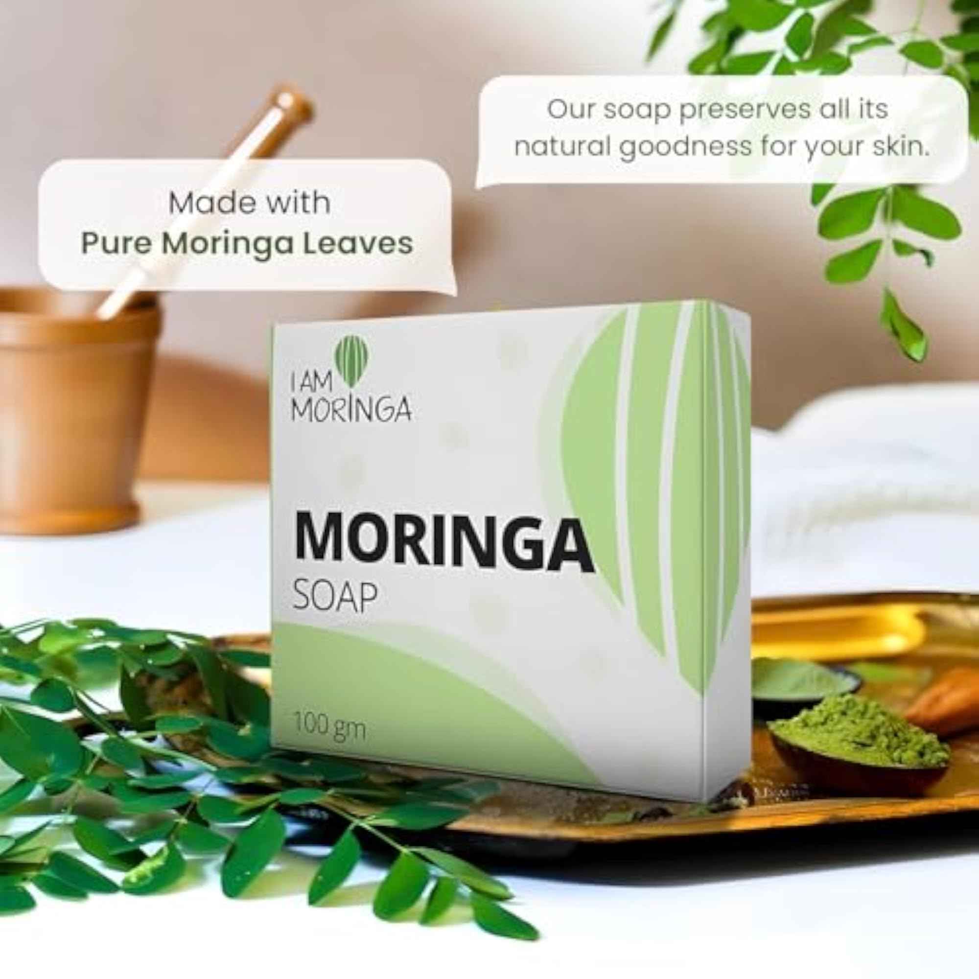Bathing Soap Bar, Pure & Gentle Glow, Natural Skincare