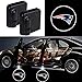 For New England Patriots Car Door Led Welcome Laser Projector Car Door Courtesy Light Suitable Fit for all brands of cars(New England Patriots)