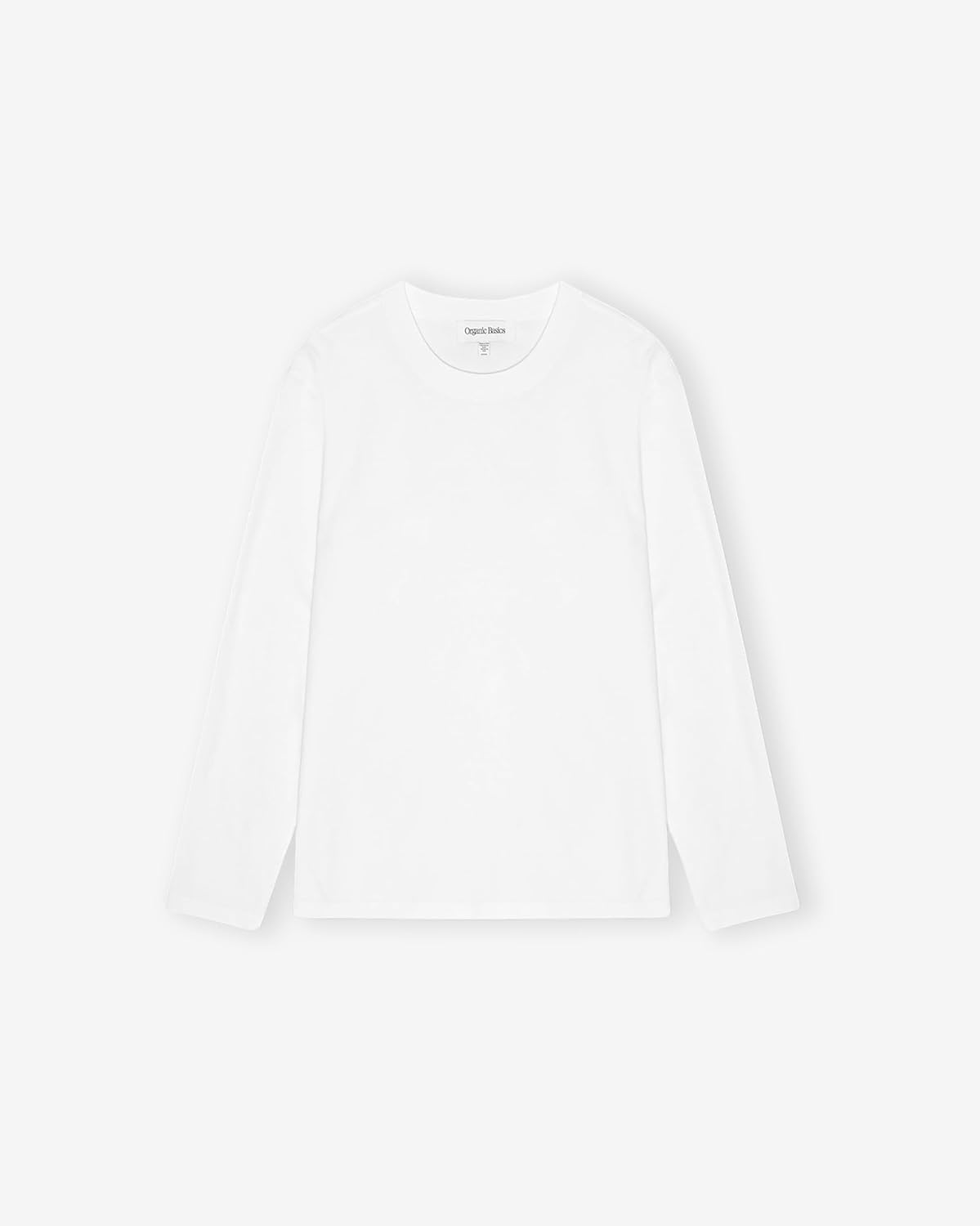 Organic Basics Mens True Boxy Fit Cotton Crewneck Long Sleeve Tee - Image 7