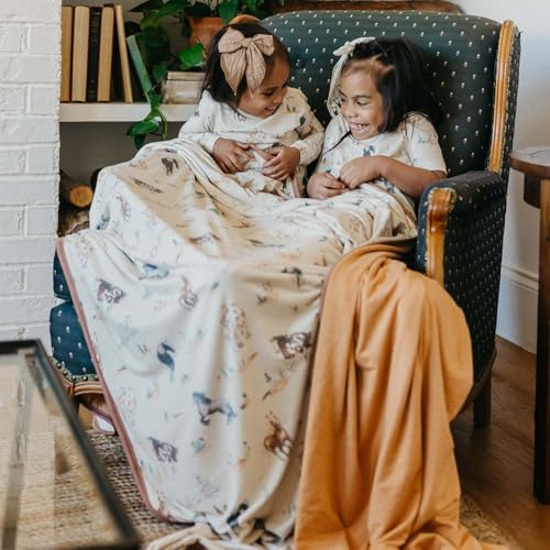 Image of Copper Pearl Jumbo 3-Layer Baby Blanket: Soft Baby Quilts for Boys and Girls | Breathable, Cozy, Toddler Blanket | Baby Quilt for Newborns | 60x72 Premium Material | Montana