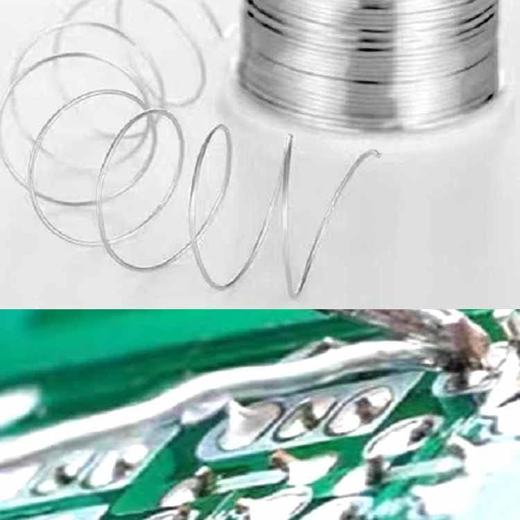 Tin Welding Wire Soldering Wire for Electronic Solder with Low Melting Point Wire Diam:1mm Weight:50g