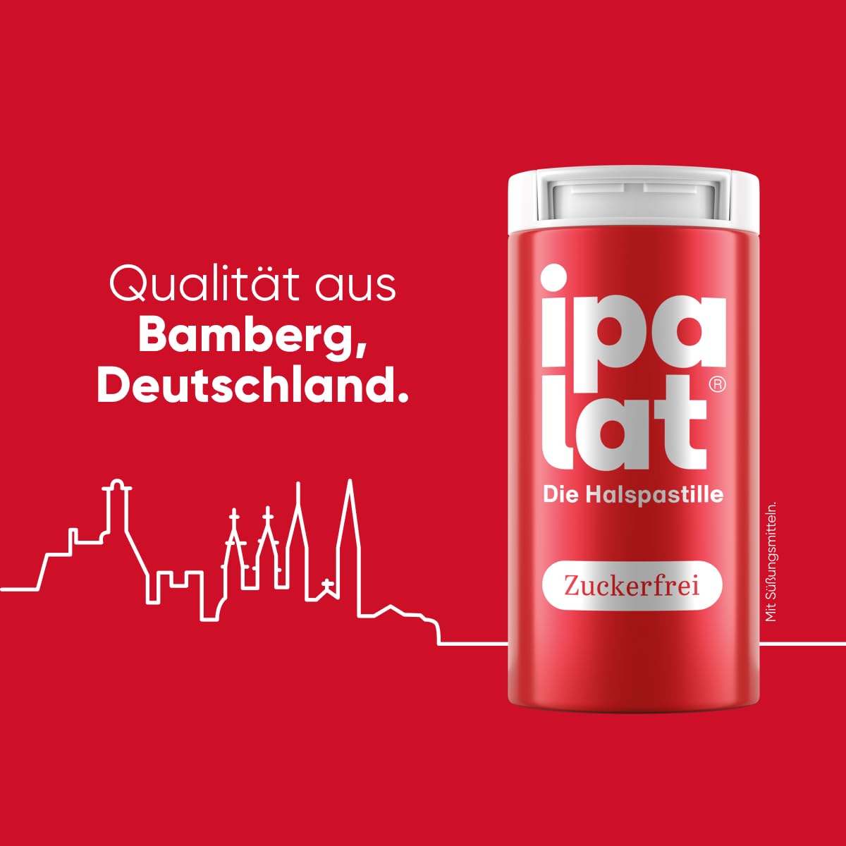 ipalat Halspastillen Zuckerfrei: Bei Heiserkeit & Hustenreiz, mit Primelwurzel, Anis, und Fenchel, mit Menthol, 400, 40 Halspastillen, 556.0 grams