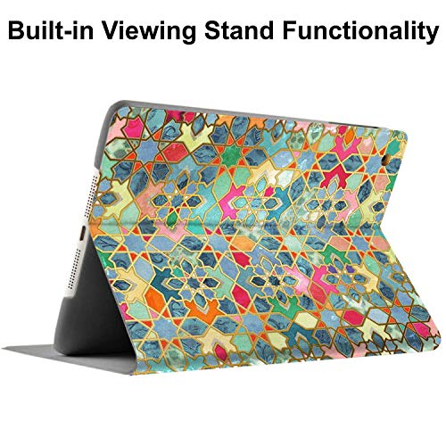 Image of DuraSafe Cases for iPad PRO 11 Inch 2 Generation 2020 [Pro 11 2nd ] A2228 A2068 MY232HN /A MXDC2HN /A MXDE2HN /A MY252HN /A MXDD2HN /A Ultra Slim Printed Smart PU Leather Flip Folio Book Cover - Damask