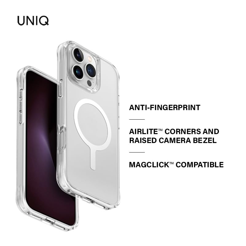 Coque iPhone 16 Pro Max antichoc UNIQ LP Xtreme MAGCLICK transparente - 2