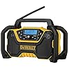 DEWALT 12V/20V MAX Portable Bluetooth Radio, Cordless, 100 ft Range, 3.5” Subwoofers, Jobsite (DCR028B)