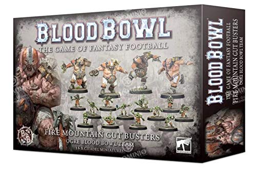 Warhammer Blood Bowl: Ogre Team - Fire Mountain Gut Busters miniatura 1