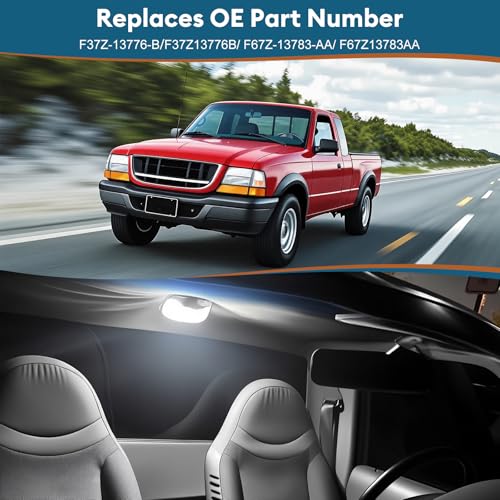 F37Z-13776-B LED Map Lamp Assembly con Cover para Ford miniatura 6