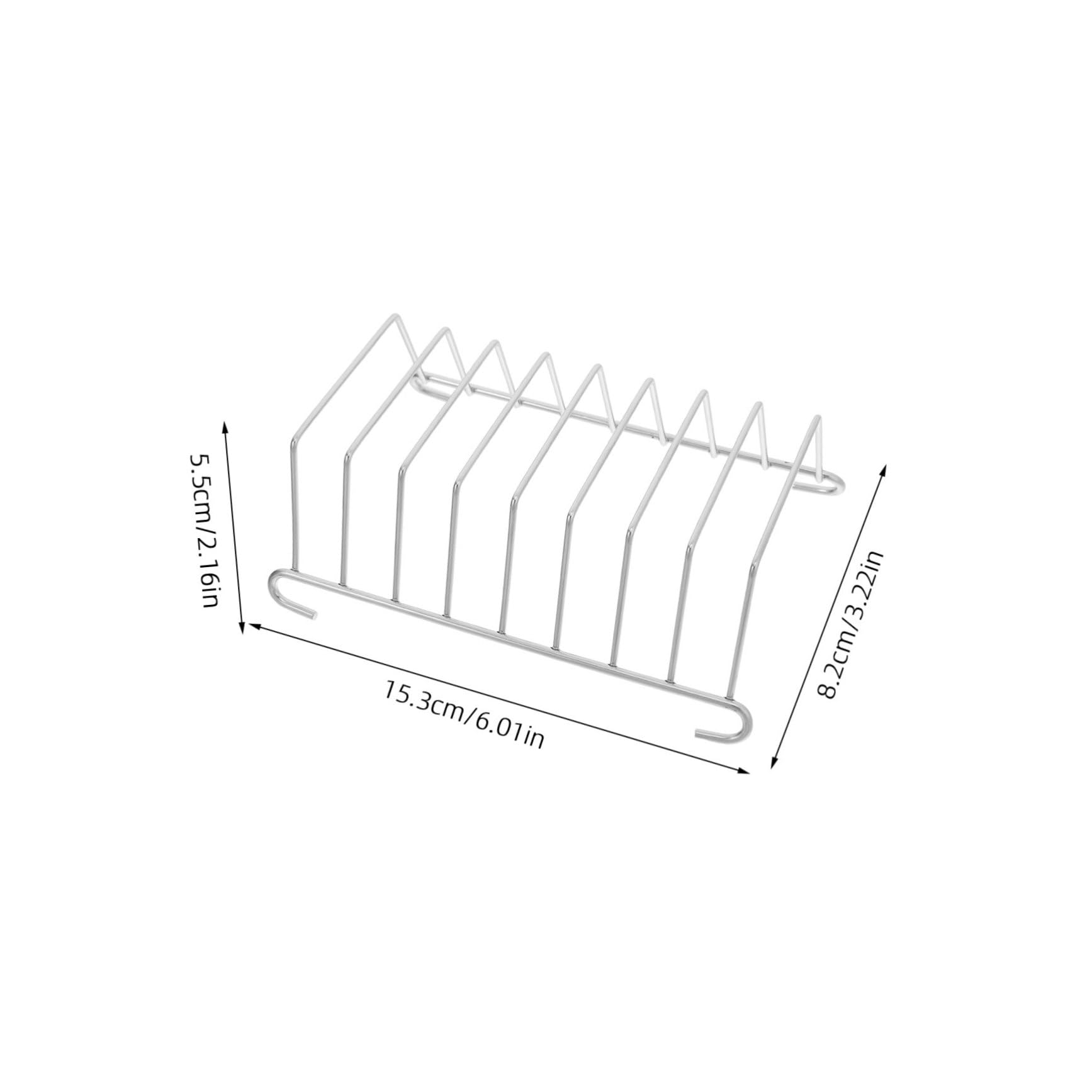 HOODANCOS 2Pcs Stainless Steel Toast Rack Durable Bread Cooling Stand for Kitchen Reusable Toast Storage Holder for Home Baking Events Easy to Clean Space Saving Design
