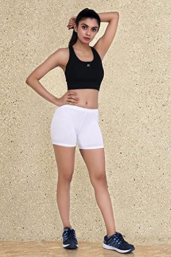 Image of Women's Solid Inner & Outer Wear Active Hot Shorts