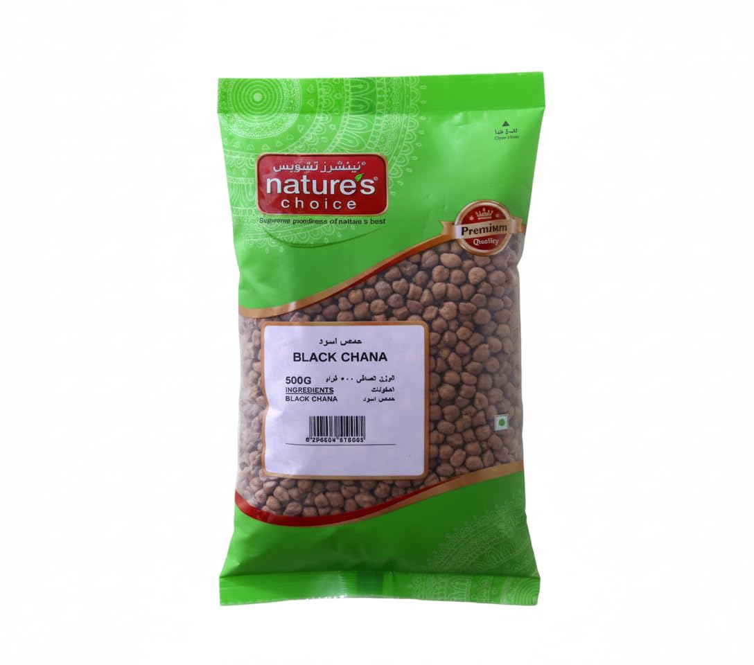 NATURES CHOICE BLACK CHANA 500GM