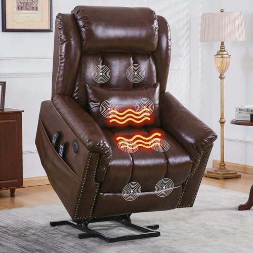 Rhevoy Fernsehsessel Elektrisch Relaxsessel mit Aufstehhilfe,...