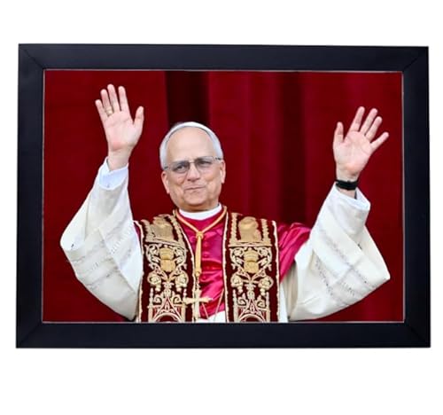 GENÉRICO, Quadro Papa Leão XIV fé católica na parede P8907