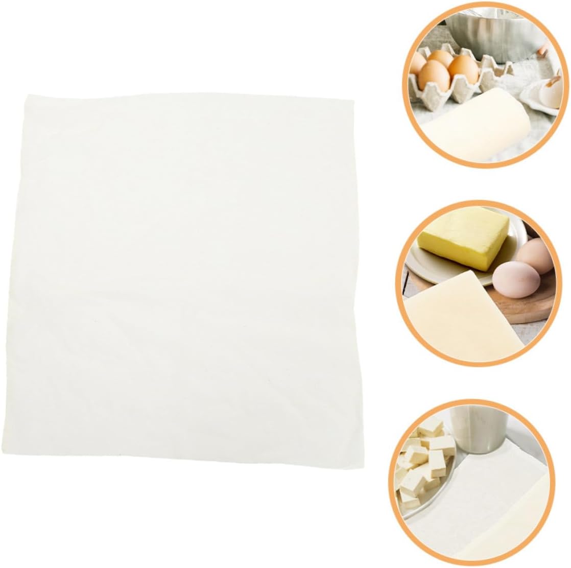 Generic 1pcs Cheesecloth Filter Cloth for Kitchen Reusable Multi-use Straining Cloth for Yogurt Tofu and Cheese Making Single Layer