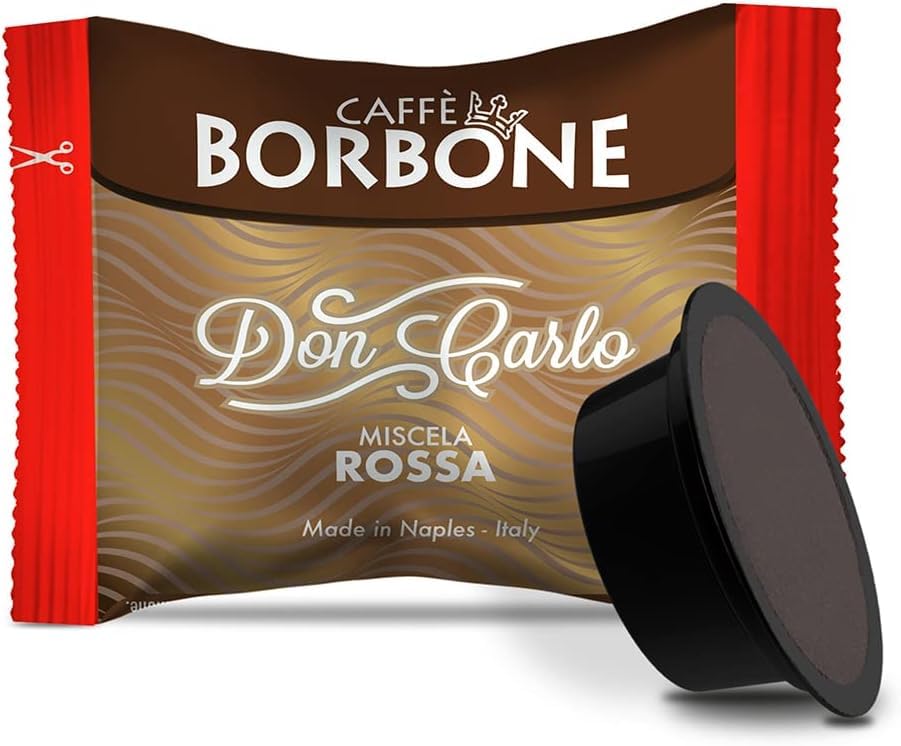 Caffè Borbone Don Carlo, Miscela Rossa - 300 Capsule, Compatibili con Macchine Lavazza®* A Modo Mio®* (3 confezione da 100)