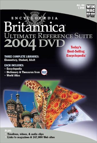 Encyclopedia Britannica 2004 Ultimate Reference Suite DVD