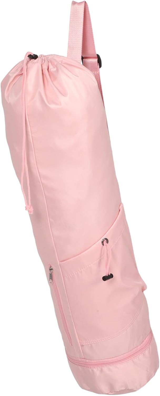 Yoga Mat Storage Bag with Adjustable Strap and Multiple Pockets Protective Fabric Carrier for Gym Workout Beach Park Travel Stylish and Multifunctional Exercise Mat Tote for Men