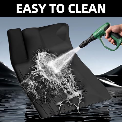 Floor Mats for 2024-2026 Chevrolet Trax/Buick Envista, All Weather TPE Trunk Mat WearResistant Odorless All‑Season Universal Trax Envista Car Interior Custom Accessories, Black — view 5