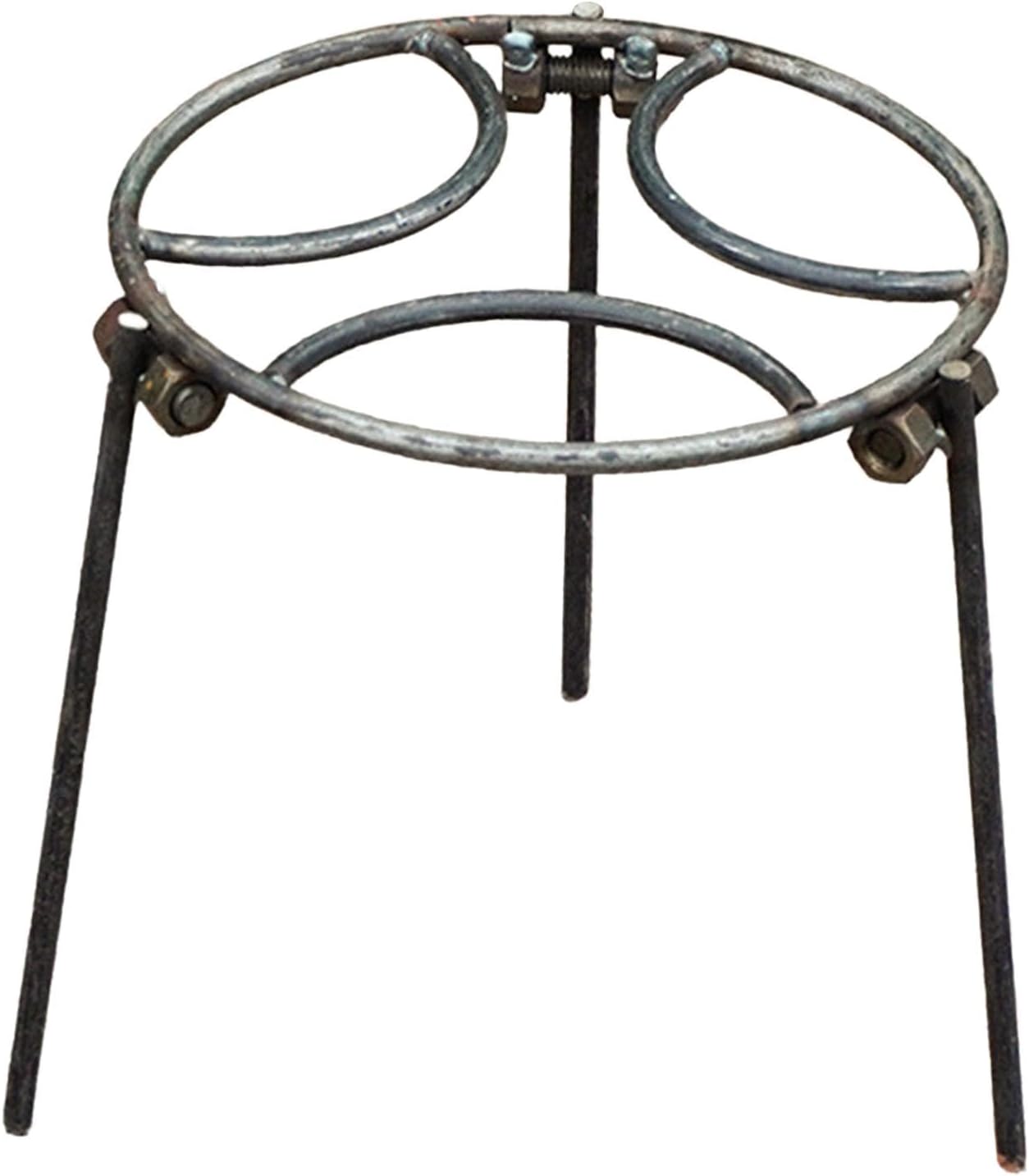 VELURA Campfire Tripod Open Fire Cooking Stand BBQ Pan Folding Camping Tripod Grill 19cm| Camping & Hiking |Sporting Goods