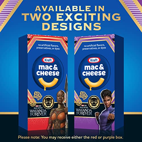 Kraft Macaroni & Cheese Dinner Black Panther: Wakanda Forever (5.5 Oz Box) #TOP1