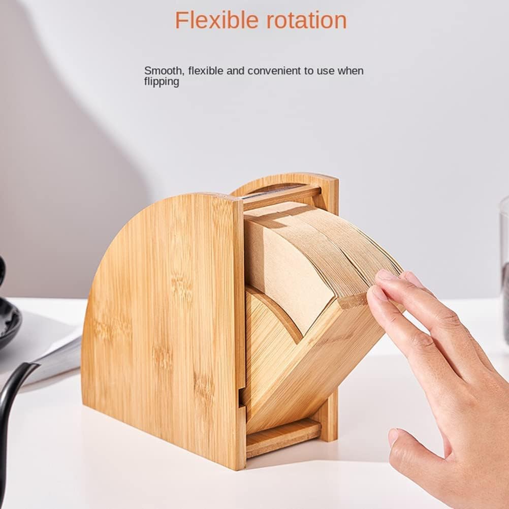 صندوق حامل فلتر قهوة من الخيزران من اكس سبرينج - ر...