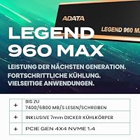 ADATA SSD 4.0TB Legend 960 MAX M.2 PCI4 M.2 2280 – Ansicht 2
