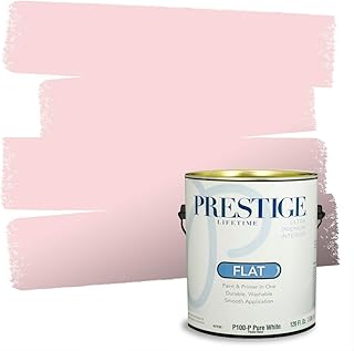 Paints Interior Paint and Primer In One, 1-Gallon, Flat, Comparable Match of Benjamin Moore* Powder Blush*