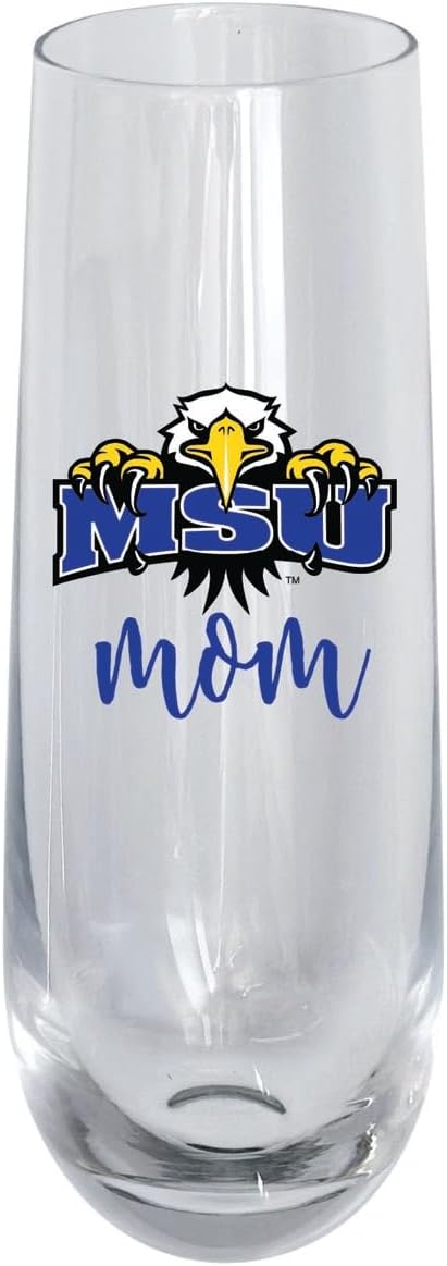 R and R Imports Morehead State University Copa Flauta Sin Pie 10 oz Pack de 2