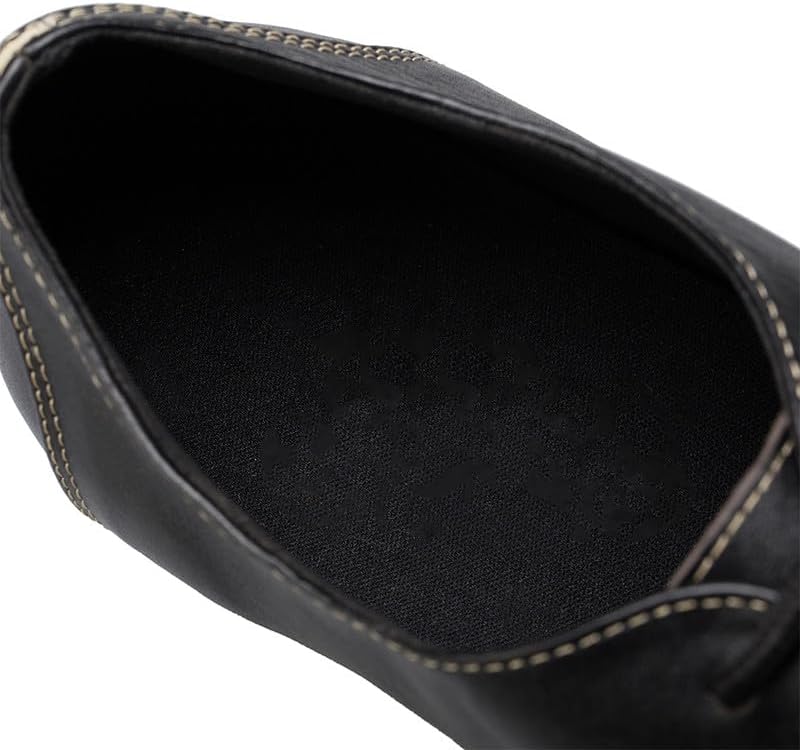 AOQUNFS Men's Latin Dance Shoes Black Leather Ballroom Tango Salsa Character Shoes,Model L197