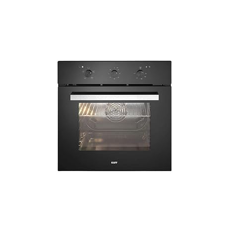 KOV 70 BA6 | Cavity 70 L | Multifunction with Rotary Control Dial | Full Black Tempered Glass Finish.