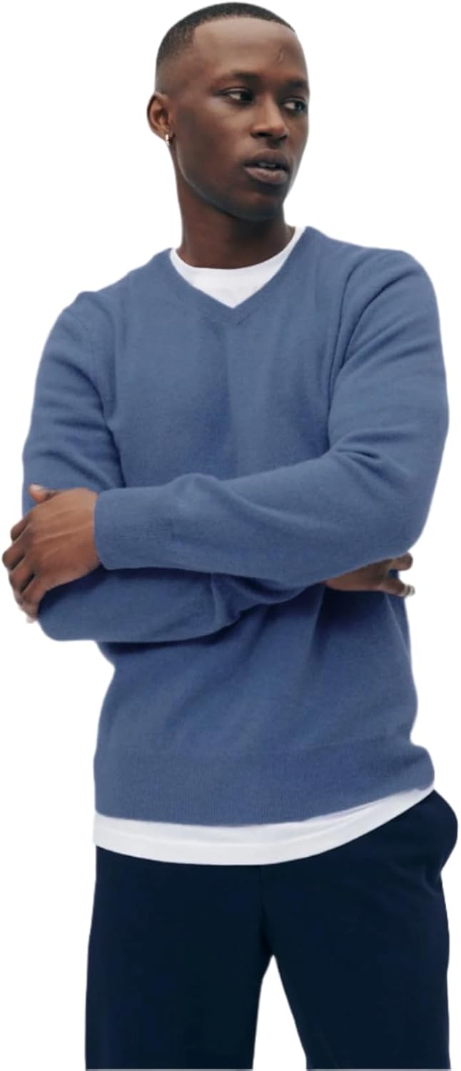 Naadam Men's Original Cashmere V-Neck Sweater